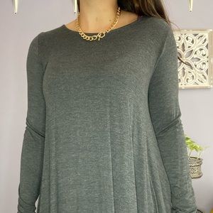 Grey tunic dress